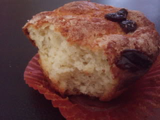 muffin, sir, limun, borovnica