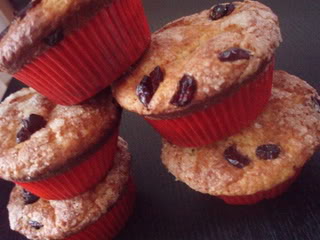 muffin, sir, limun, borovnica
