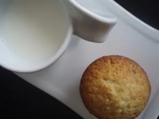muffin, mlijeko 