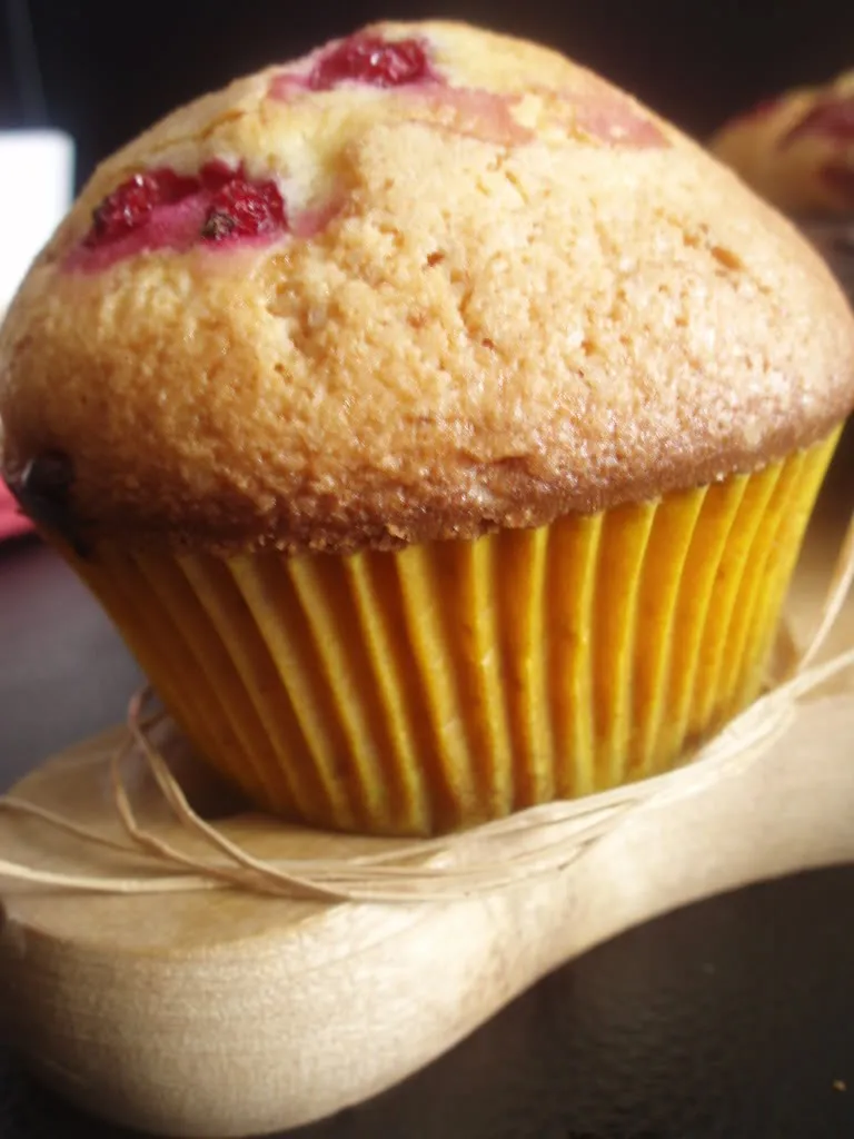 muffin, crveni ribiz