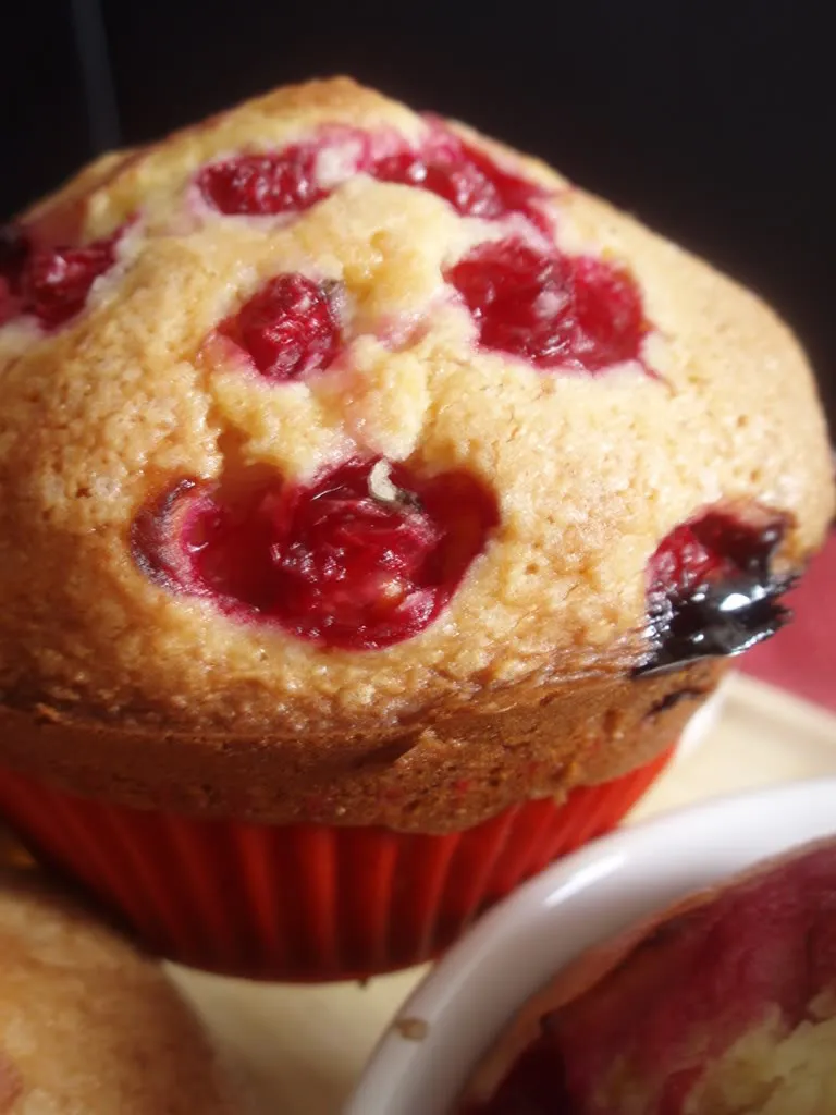 muffin, crveni ribiz 