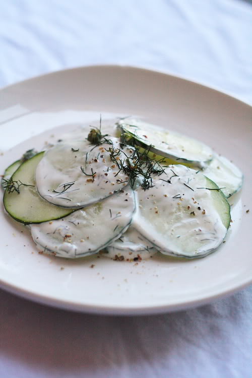 Salata od krastavaca i vrhnja