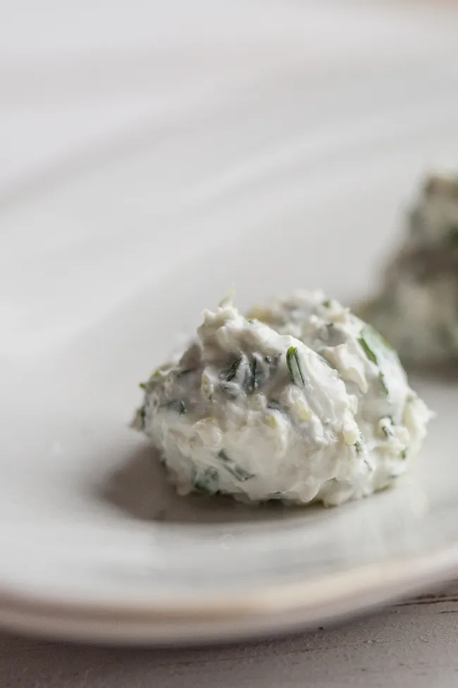 labneh, tzatziki