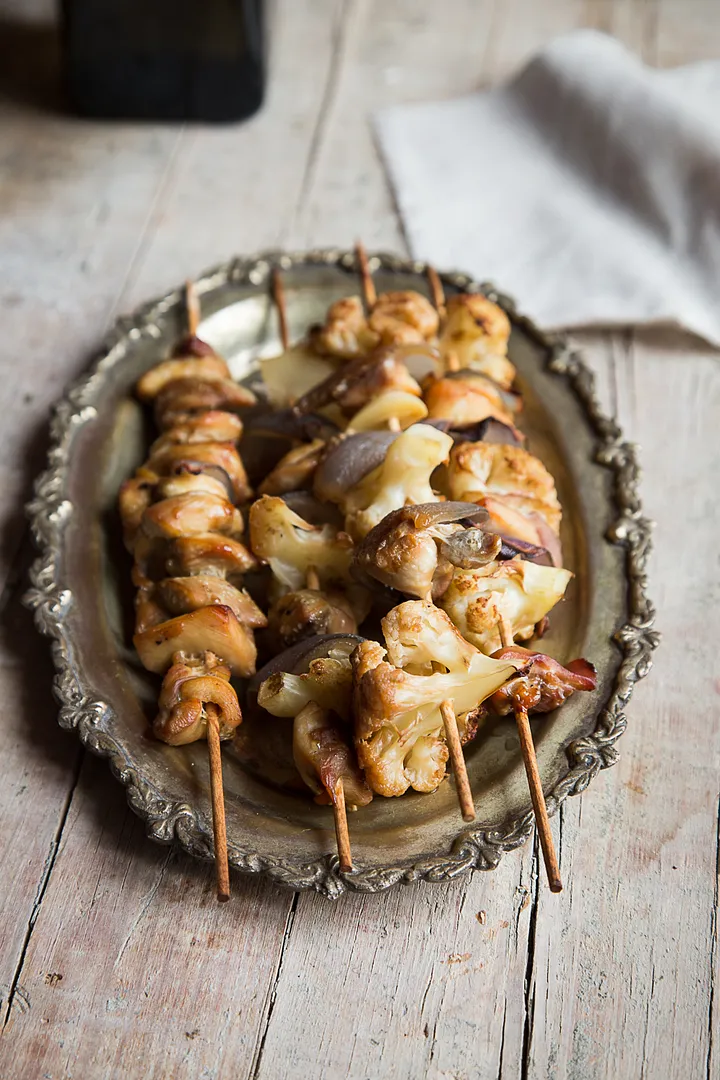 Ražnjići od piletine i karfiola