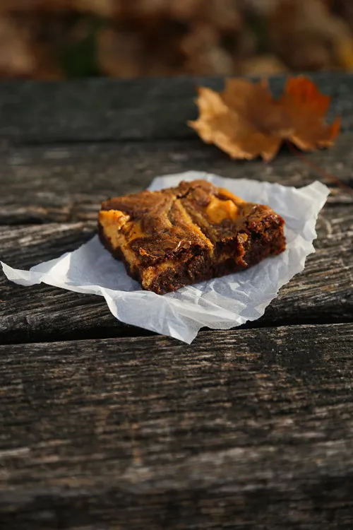 Jesenski brownie s bundevom