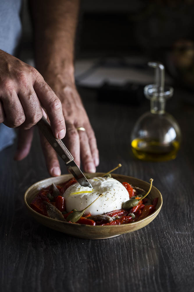 Burrata s paprikama