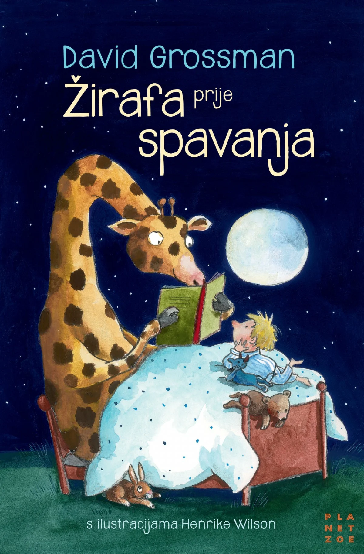 Žirafa prije spavanja