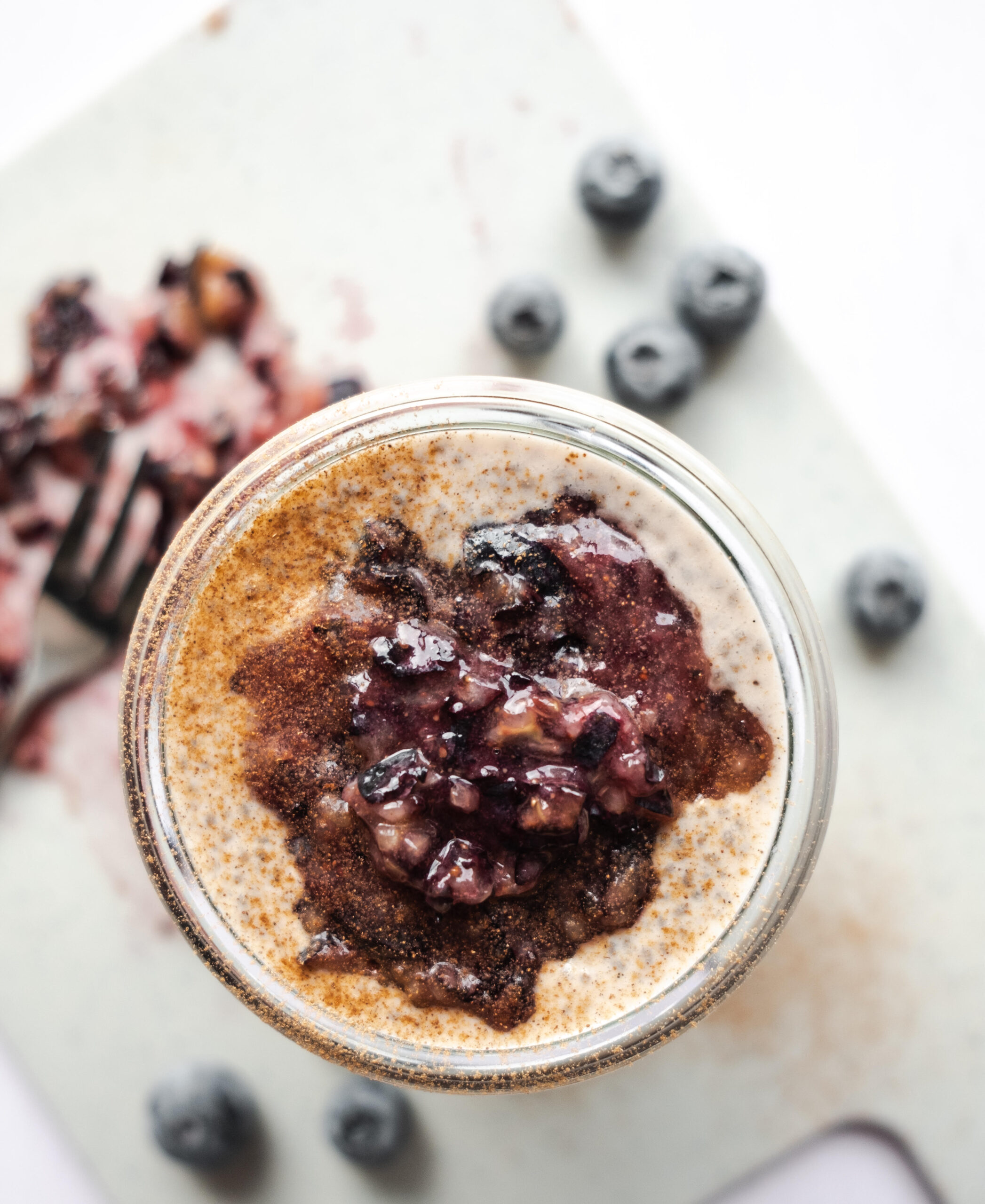 Chia puding s borovnicama